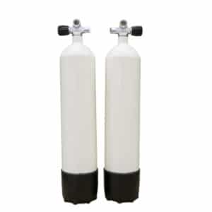 Sidemountflaskor stål 7L 232bar