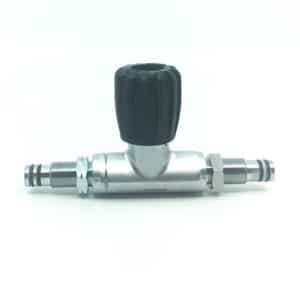 Manifold mittendel med isolationskran, 185 mm c/c